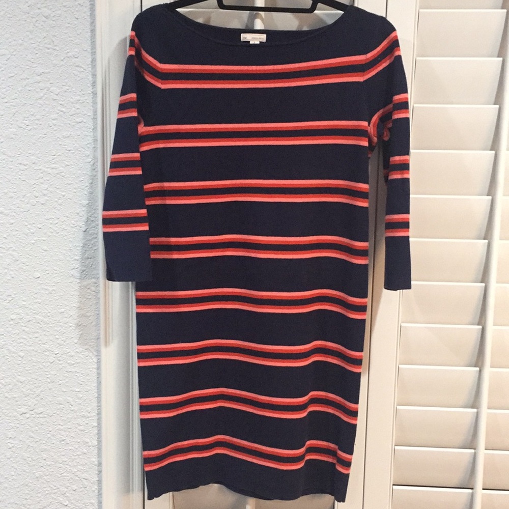 GAP | Striped Boatneck Sweater Dress